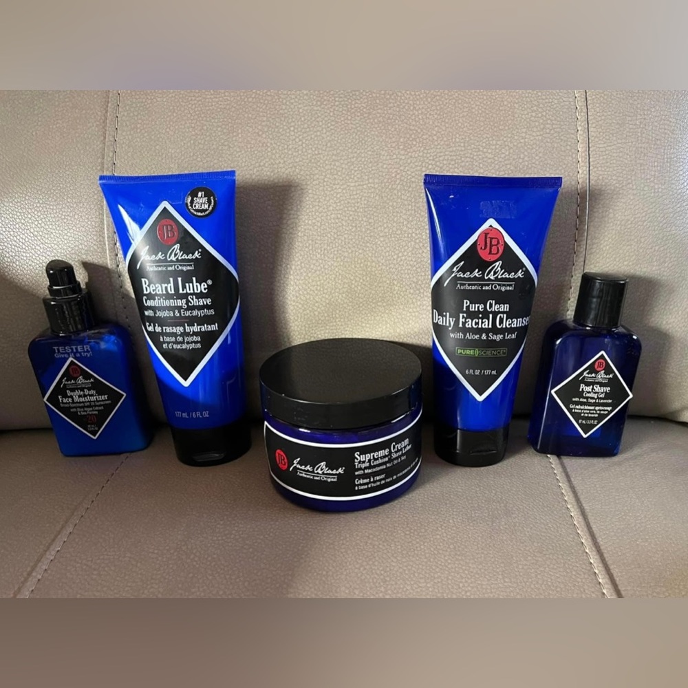 Jack Black Skin Care for men- this set used 1 time.